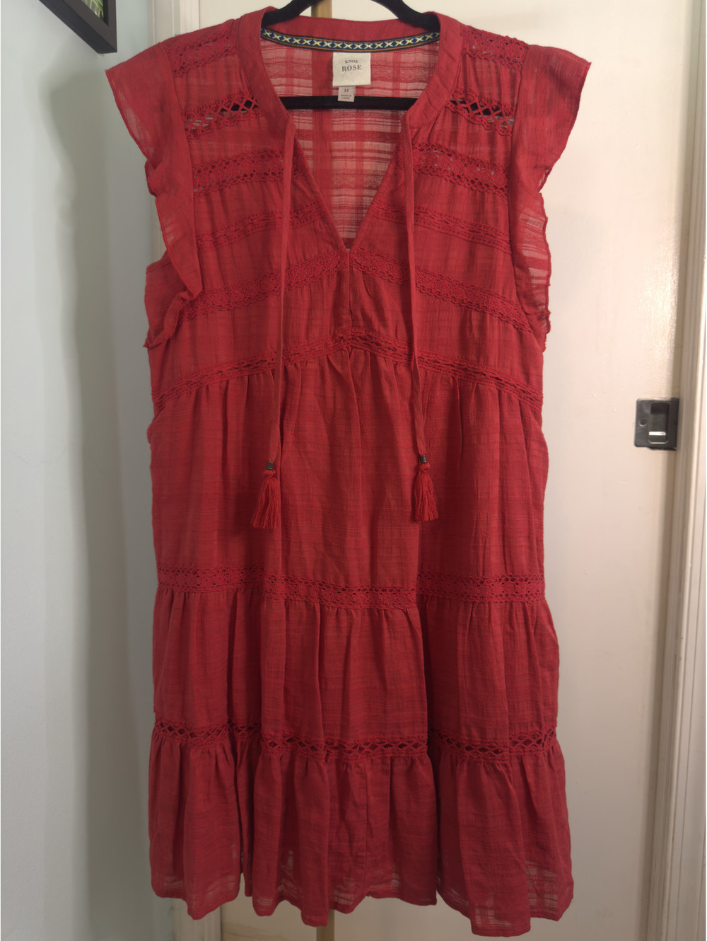Knox Rose Boho Tiered Dress
